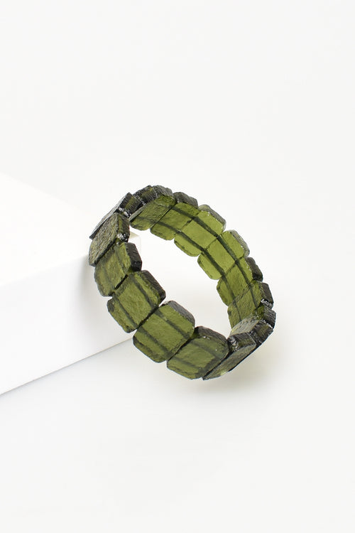 Moldovit Doğal Taş Bileklik – IGSL Sertifikalı