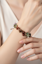 Oğlak Burcu Makrome Tasarım Doğal Taş Bileklik