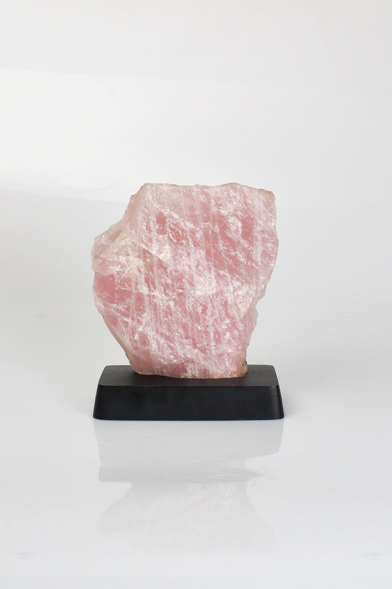 Pembe Kuvars Doğal Taş Standlı Ham Parça - Görsel 2 - Safnaturel