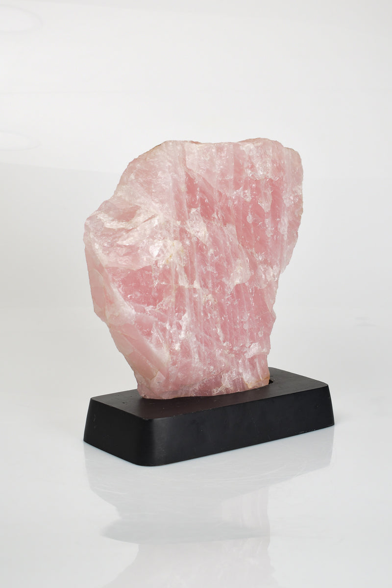 Pembe Kuvars Doğal Taş Standlı Ham Parça - Görsel 4 - Safnaturel