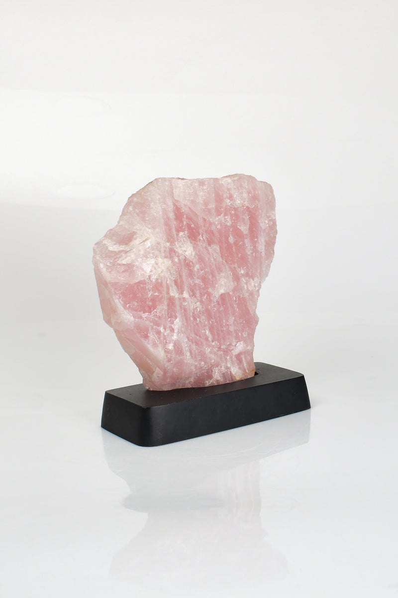 Pembe Kuvars Doğal Taş Standlı Ham Parça - Görsel 5 - Safnaturel