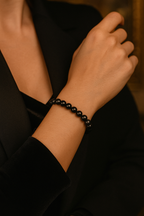 Pirit Doğal Taş Bileklik 8 mm Küre Kesim