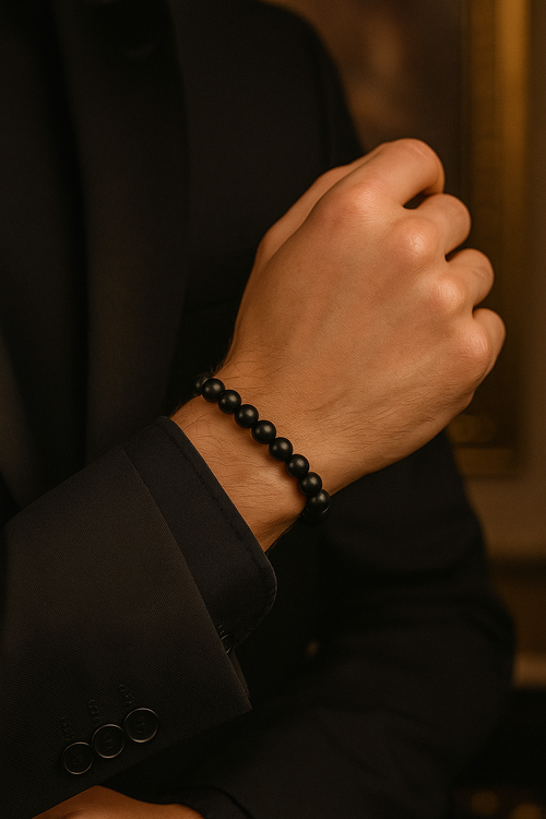 Pirit Doğal Taş Bileklik 8 mm Küre Kesim