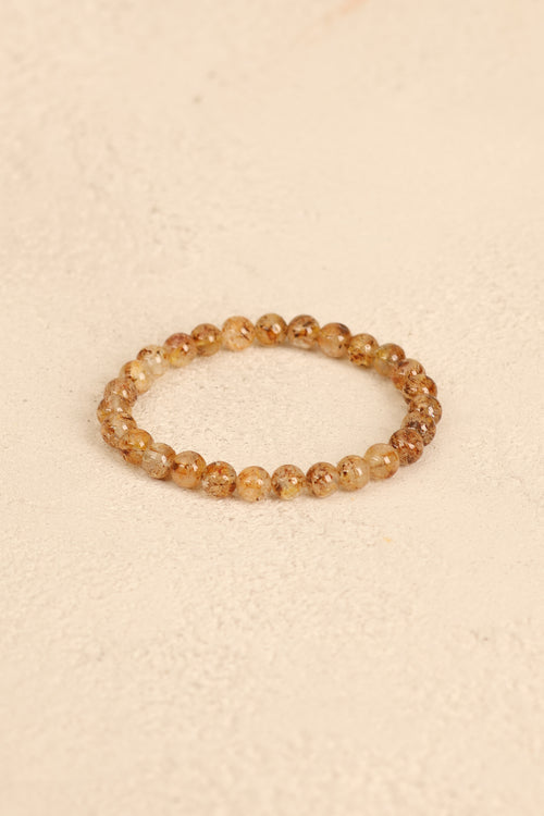 Sarı Topaz Doğal Taş 6 mm Bileklik - Görsel 5 - Safnaturel