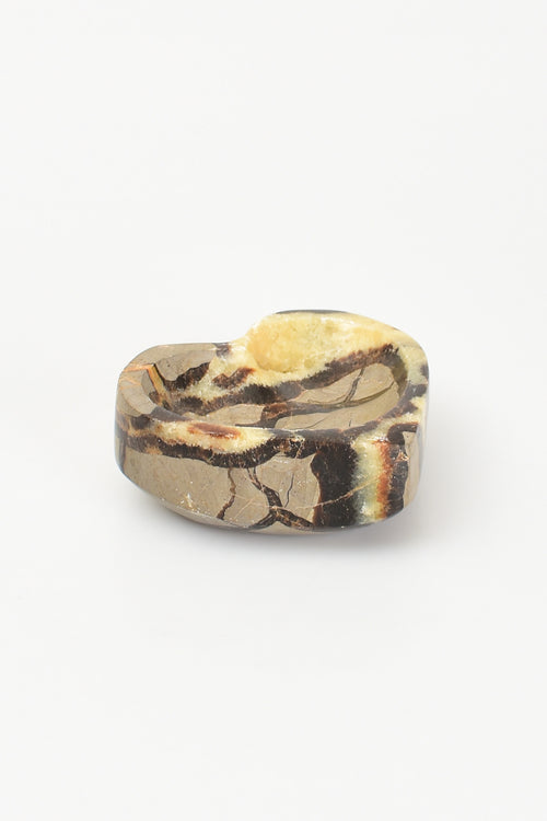 Septeryan Doğal Taş Kalpli Kase