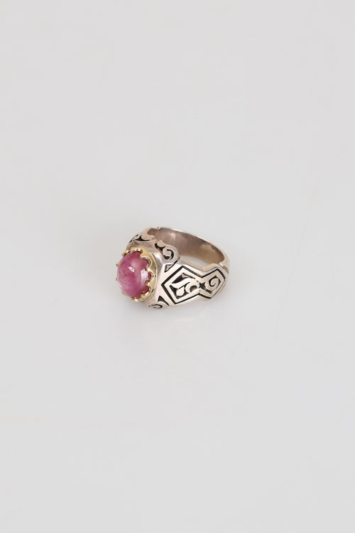 Sertifikalı 8.20 ct Doğal Yakut Taşlı 925 Ayar Gümüş Yüzük