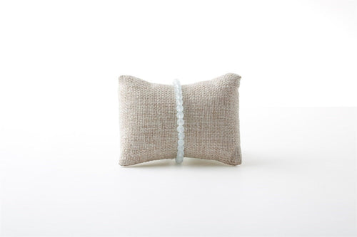 Sertifikalı Akuamarin Doğal Taş Bileklik 4 mm