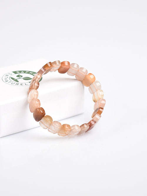 Sertifikalı Altın Rutilli Kuvars Doğal Taş Bileklik – Özel Rolex Kesim