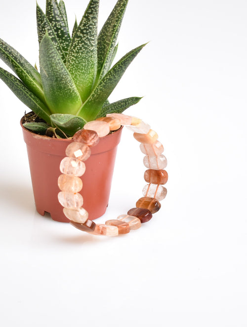 Sertifikalı Altın Rutilli Kuvars Doğal Taş Bileklik – Özel Rolex Kesim