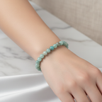 Sertifikalı Amazonit Doğal Taş Bileklik 6mm