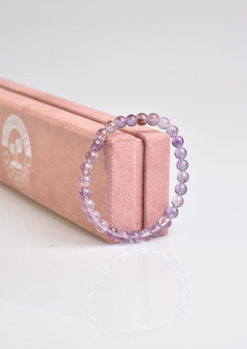 Sertifikalı Ametrin Doğal Taş Bileklik 6mm