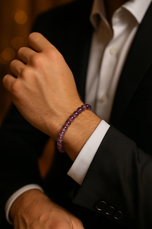 Certified Ametrine Natural Stone Bracelet 6mm