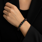 Certified Anyolite Natural Stone Bracelet 10 mm