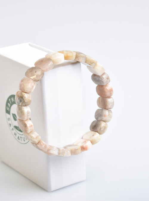 Certified Moonstone Natural Stone Bracelet – Special Rolex Cut