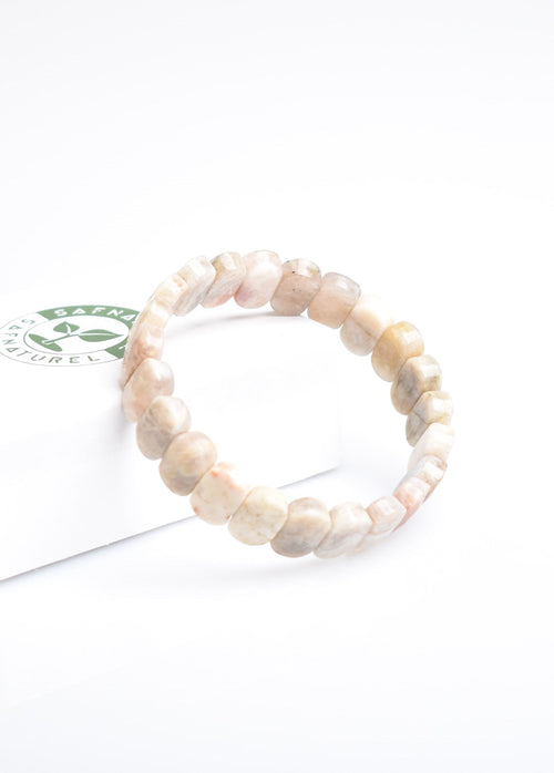 Certified Moonstone Natural Stone Bracelet – Special Rolex Cut