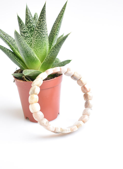 Certified Moonstone Natural Stone Bracelet – Special Rolex Cut