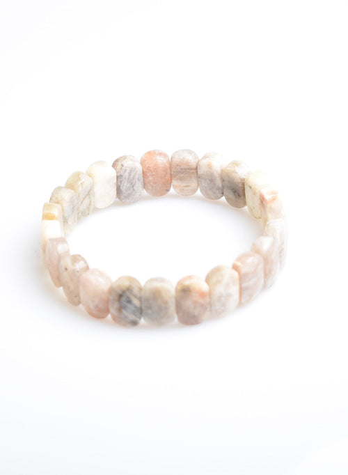 Certified Moonstone Natural Stone Bracelet – Special Rolex Cut