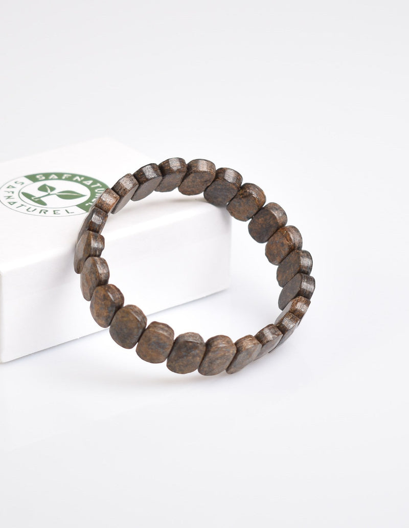 Sertifikalı Bronzit Doğal Taş Bileklik – Özel Rolex Kesim - Görsel 3 - Safnaturel