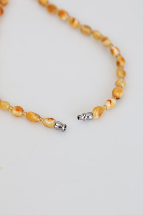 Sertifikalı Doğal Kehribar Yetişkin Kolyesi (65 cm)