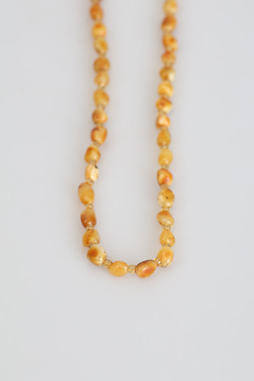 Sertifikalı Doğal Kehribar Yetişkin Kolyesi (65 cm)