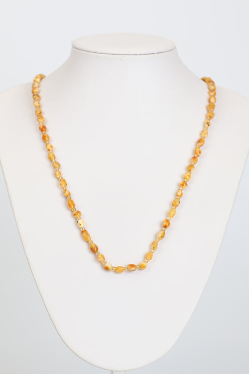 Sertifikalı Doğal Kehribar Yetişkin Kolyesi (65 cm)