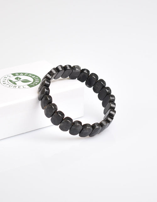 Sertifikalı Biyotit Doğal Taş Bileklik – Özel Rolex Kesim