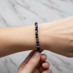 Sertifikalı Göz Akik Doğal Taş Bileklik 6 mm