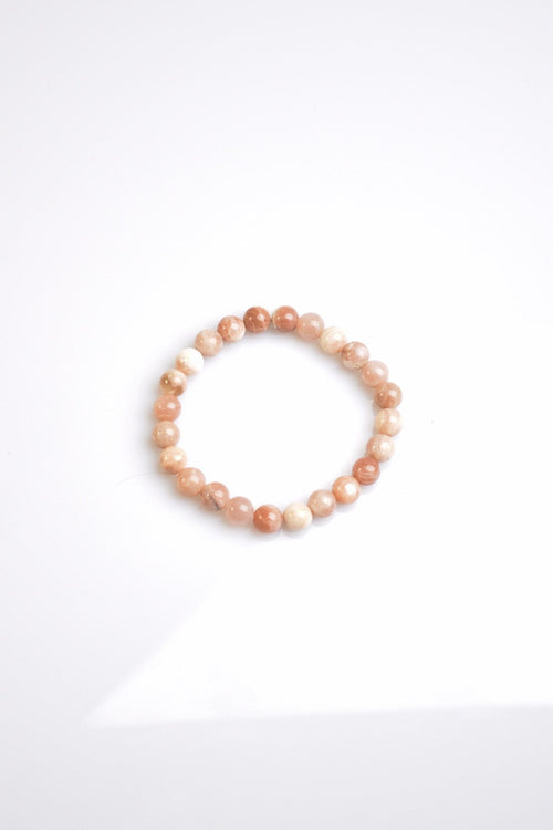 Sertifikalı Güneş Taşı Doğal Taş Bileklik 8 mm