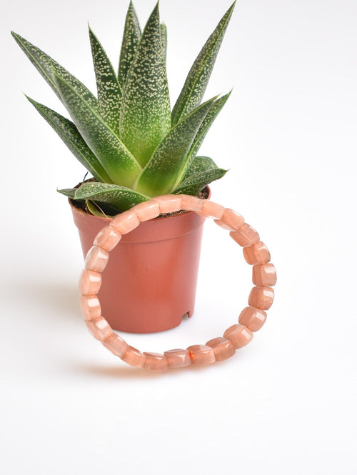 Certified Sunstone Natural Stone Bracelet – Special Rolex Cut