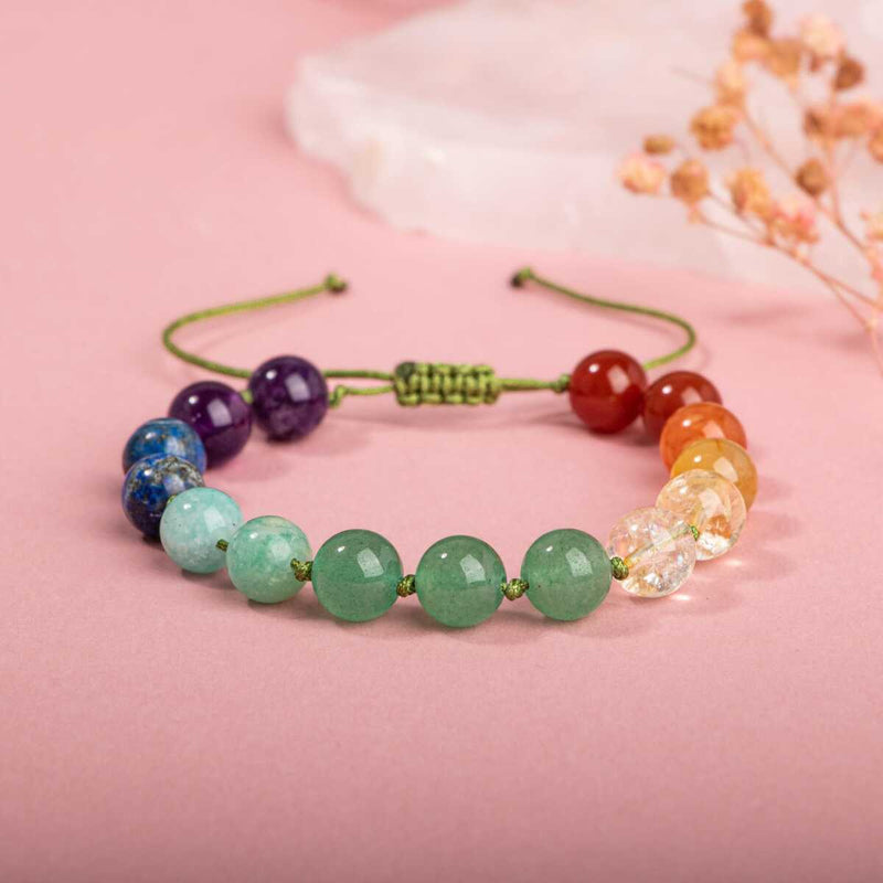 Sertifikalı Hakiki Orijinal 8mm Sitrin-Aventurin-Lapis Lazuli-Karnelyan Akik-Jasper Örme İpli Bileklik - Görsel 1 - Safnaturel