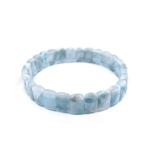 Sertifikalı Hakiki Larimar Doğal Taş Roleks Bileklik 1.Kalite