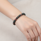 Sertifikalı Kan Taşı Doğal Taş Bileklik 8 mm