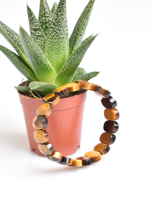 Sertifikalı Kaplan Gözü Doğaltaş Bileklik – Özel Rolex Kesim