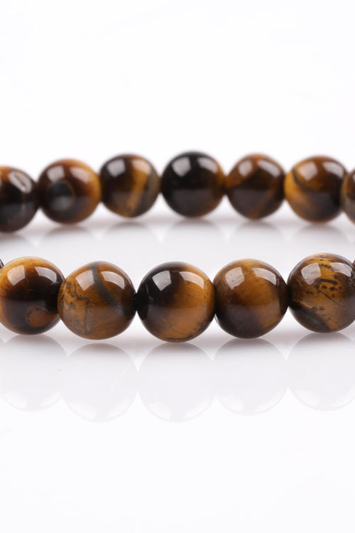 Sertifikalı Kaplan Gözü Doğaltaş Bileklik – 8 mm