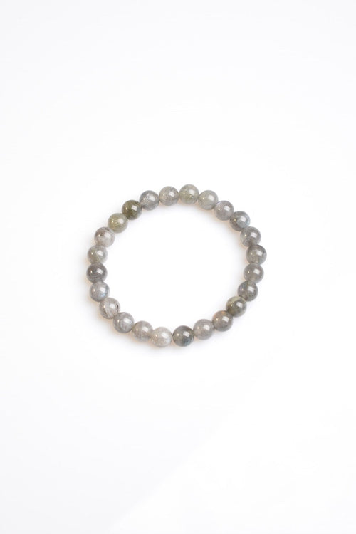 Sertifikalı Labradorit Doğal Taş Bileklik 8 mm