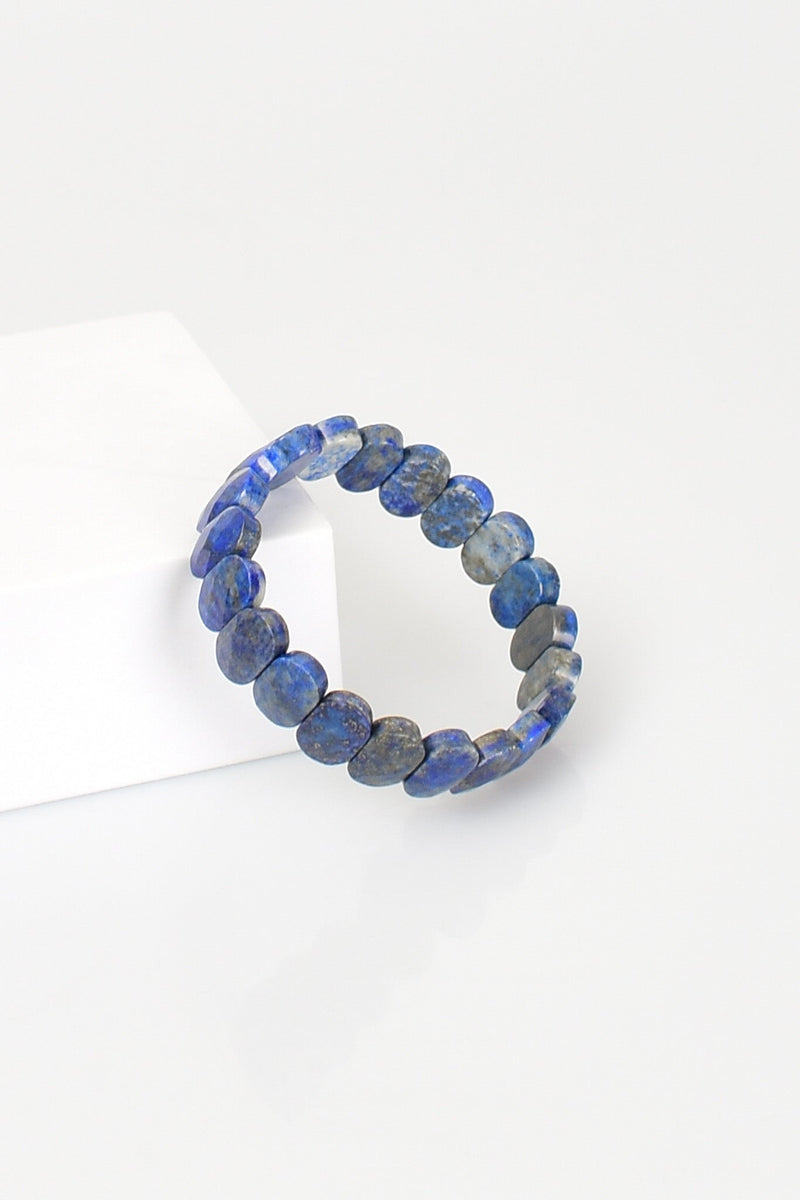 Sertifikalı Lapis Lazuli Doğaltaş Bileklik – Özel Rolex Kesim - Görsel 4 - Safnaturel