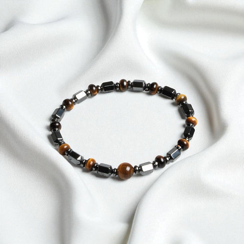 Kaplan Gözü Hematit Doğal Taş Bileklik