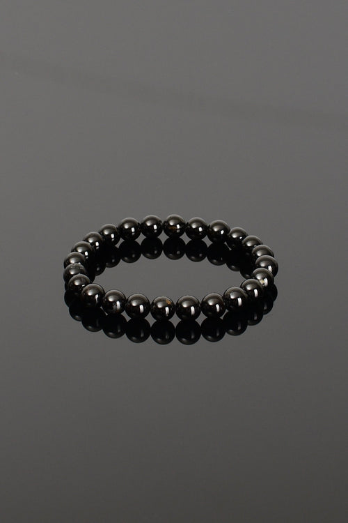 Sertifikalı Siyah Turmalin 8mm Doğal Taş Bileklik