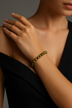 Sertifikalı Unakit Doğal Taş Bileklik 8 mm