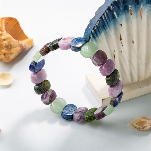 Sertifikalı Yay Burcu Doğal Taş Geniş Kesim Bileklik