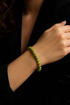 Sertifikalı Yeşim Doğal Taş Bileklik 6 mm