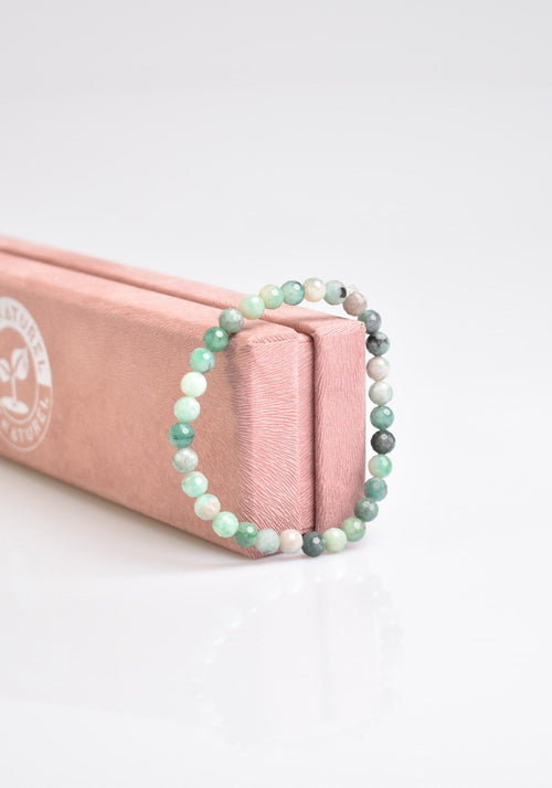 Sertifikalı Zümrüt Doğal Taş 6 mm Bileklik