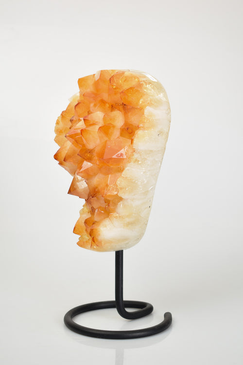 Citrine Natural Stone Stand Raw Piece