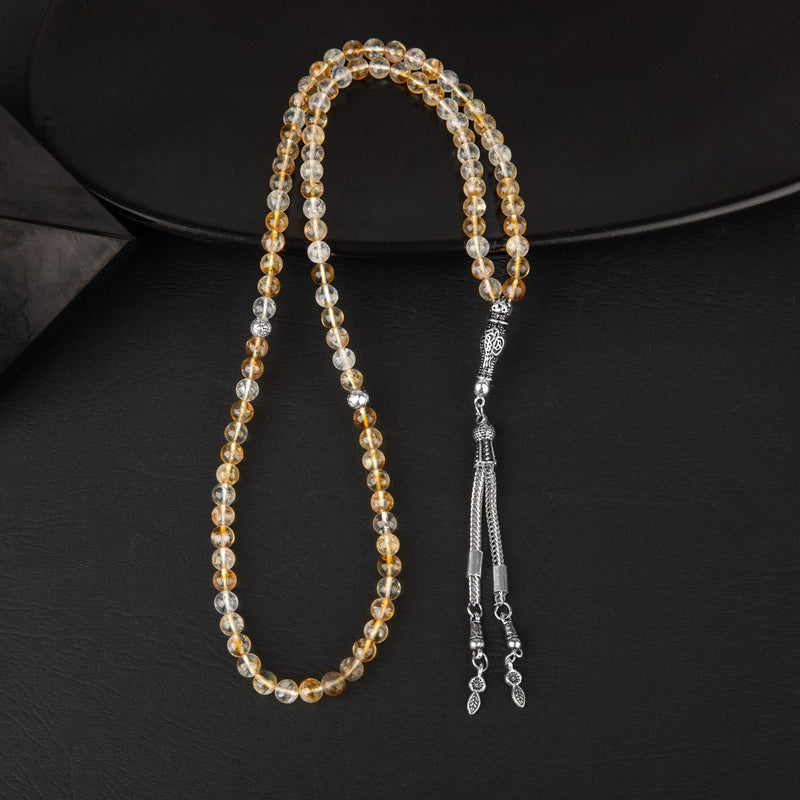 Sitrin Doğal Taş Tesbih 99luk – 6mm - Görsel 1 - Safnaturel