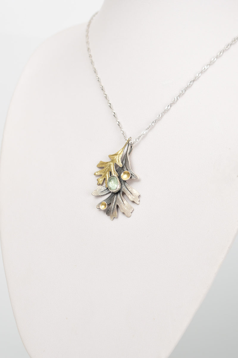 Topaz Doğal Taş 925 Ayar Gümüş Kolye - Görsel 4 - Safnaturel