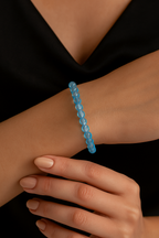 Topaz Doğal Taş Bileklik 6 mm