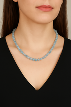 Topaz Doğal Taş Süzme Kolye