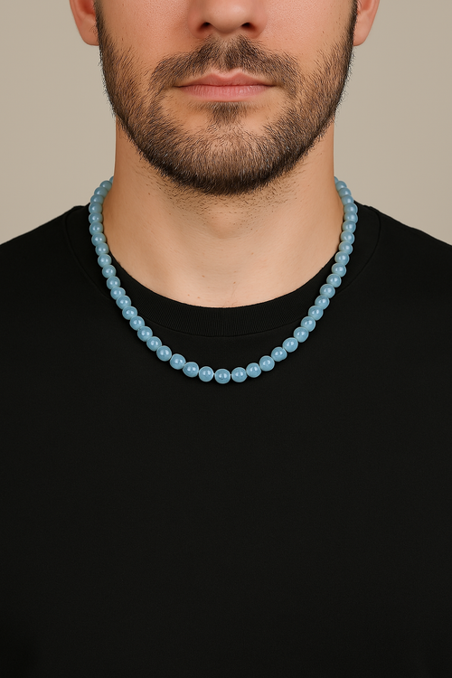 Topaz Doğal Taş Süzme Kolye