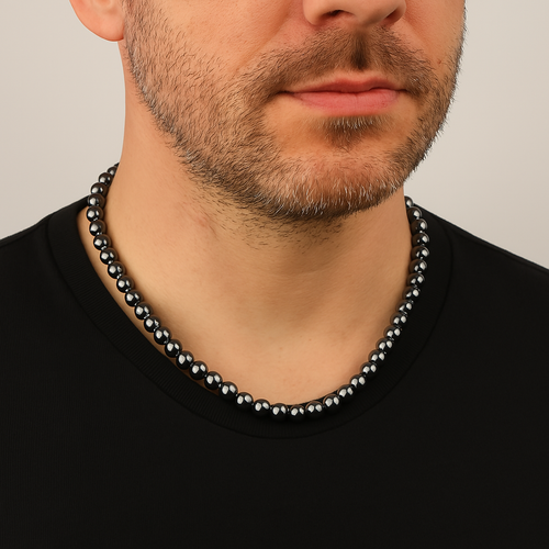 Trehartz 8 mm Dizi Doğal Taş Kolye