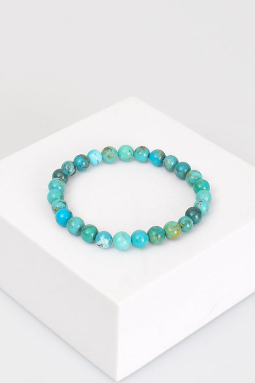 Turkuaz Firuze Doğal Taş Bileklik 7 mm